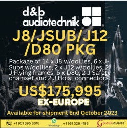 D&B Audiotechnik, J8/J12/JSBUS/D80 PKG